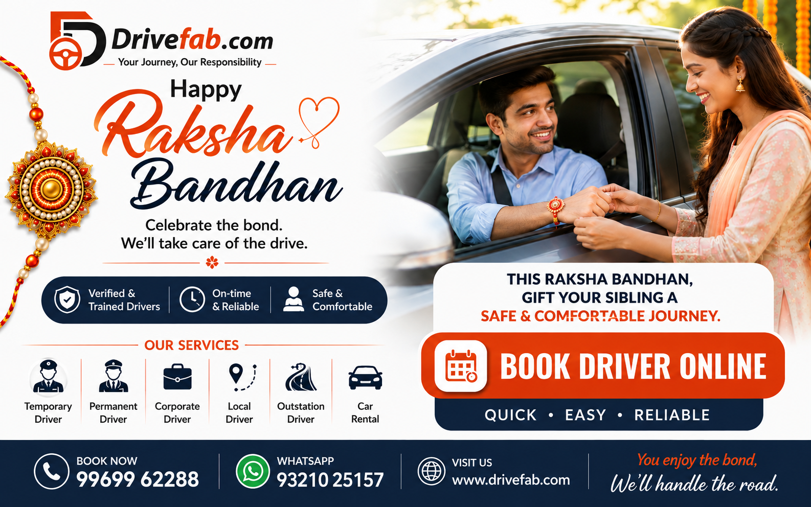 Raksha Bandhan driver services in Mumbai